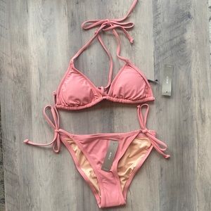 J.Crew string bikini set in warm rose - XXS